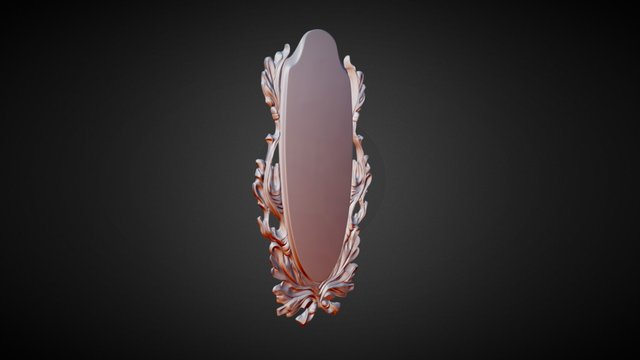 Frame. Oak. 3D Model