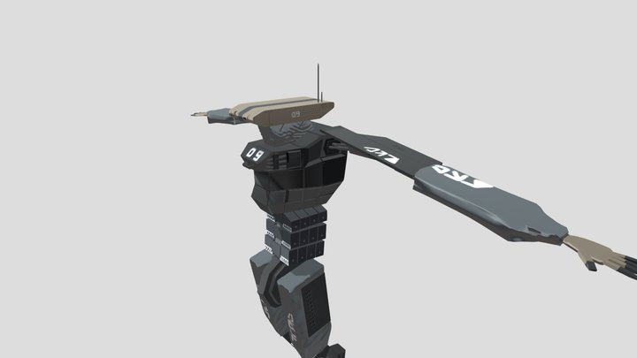 Mechabot soldier 3D Model