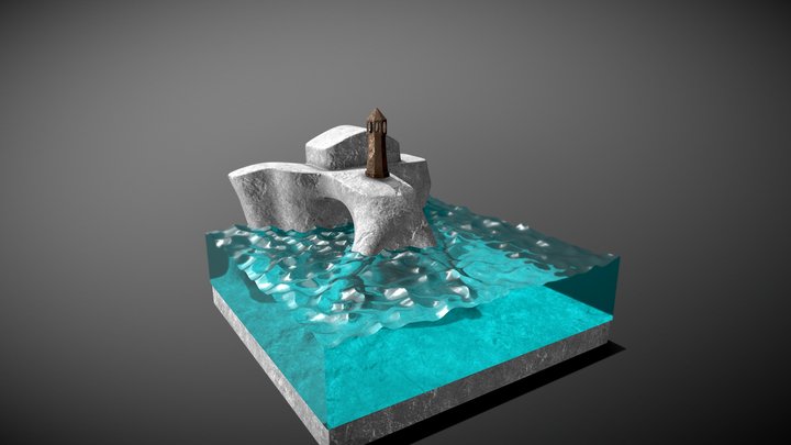 Concrete + Glass 3D Model