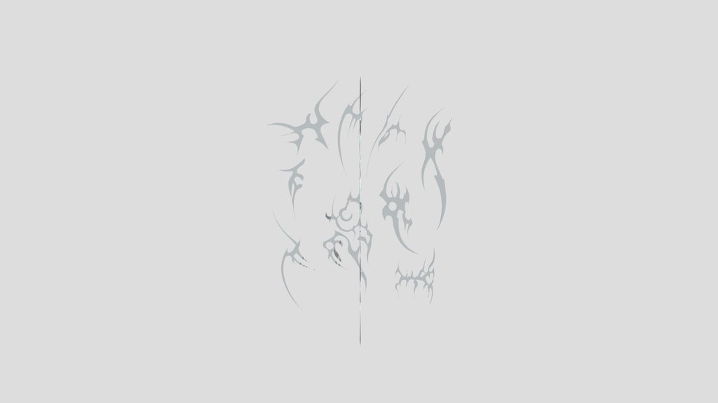 Tribal tattoo design set