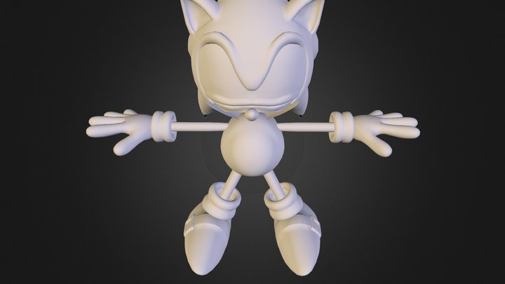 ClassicSonic 3D Model