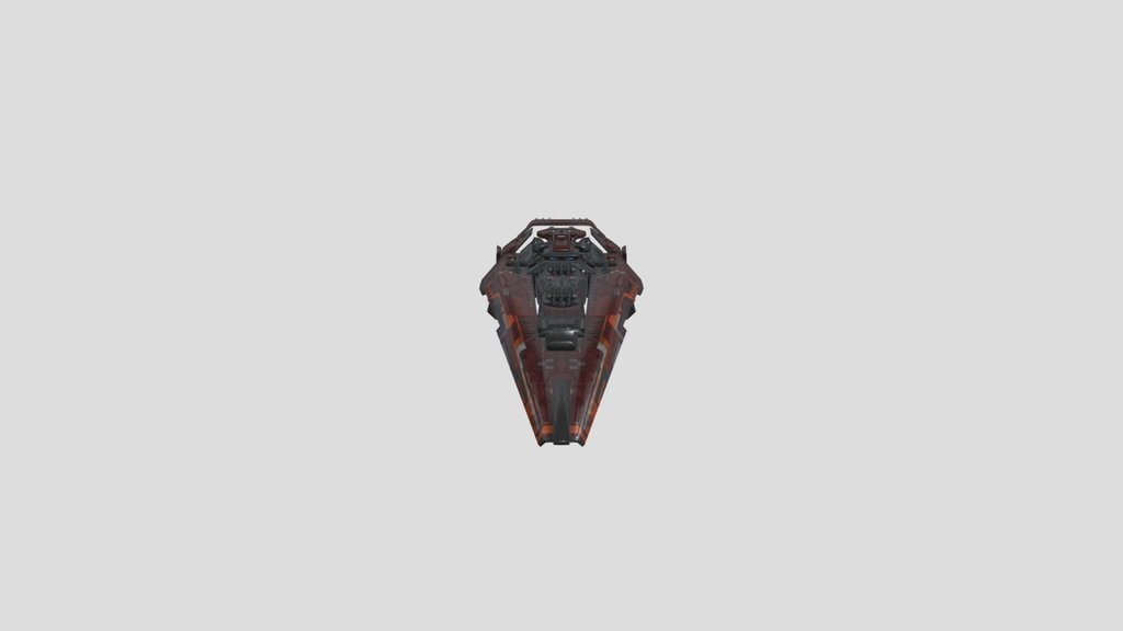 Scifi Space Ship Battle Cruiser Aegis