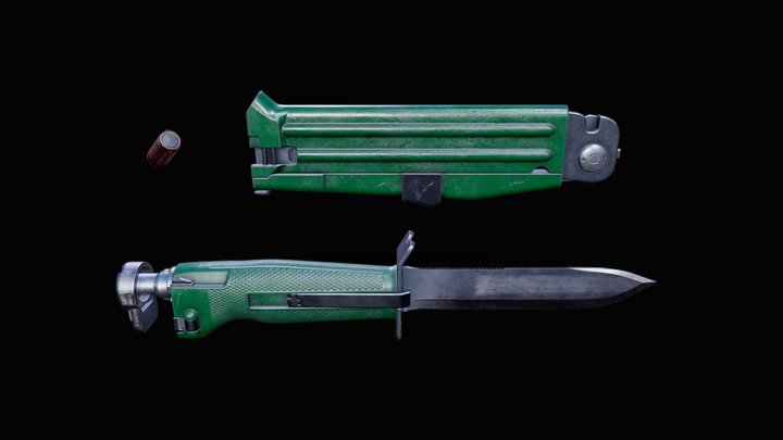 Scout Firing Knife NRS-2 3D Model