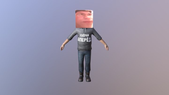 Ibargimovka Playermodel 3D Model