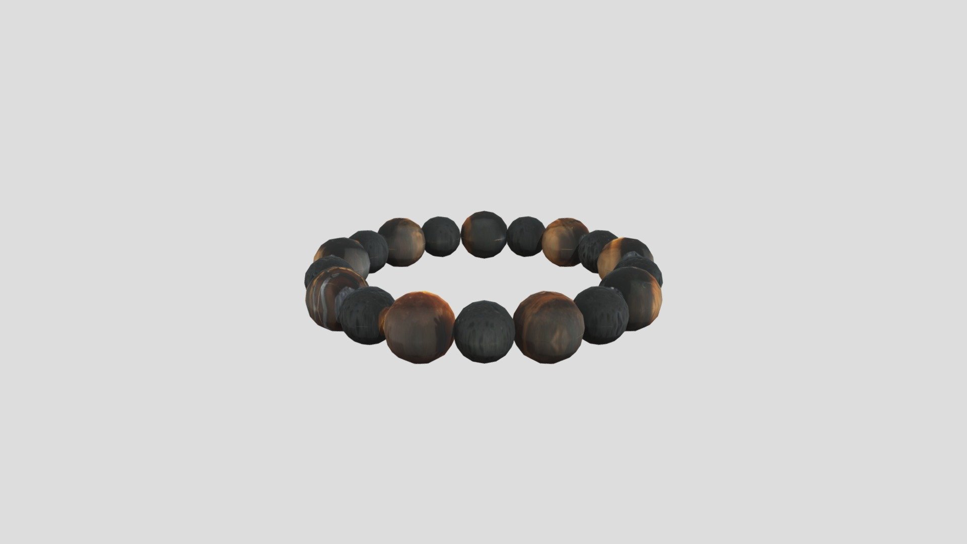 1 Gelang Tiger Eye + Lava