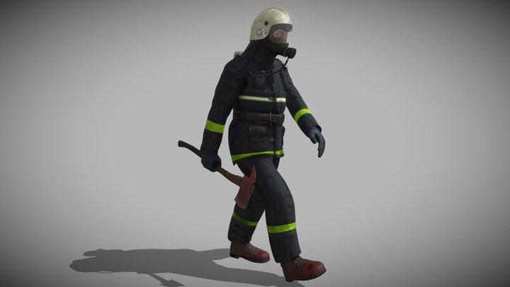 Firefighter - tip B – Free 3D Model STL