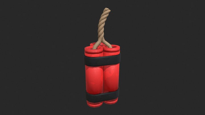 Little Explosives - Dynamite 3D Model
