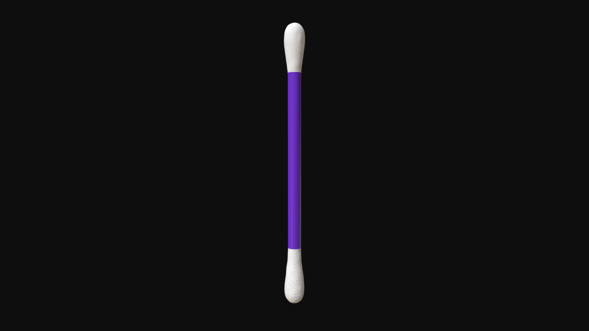 3D model Stylized Cotton Swab - This is a 3D model of the Stylized Cotton Swab. The 3D model is about a spoon with a handle.