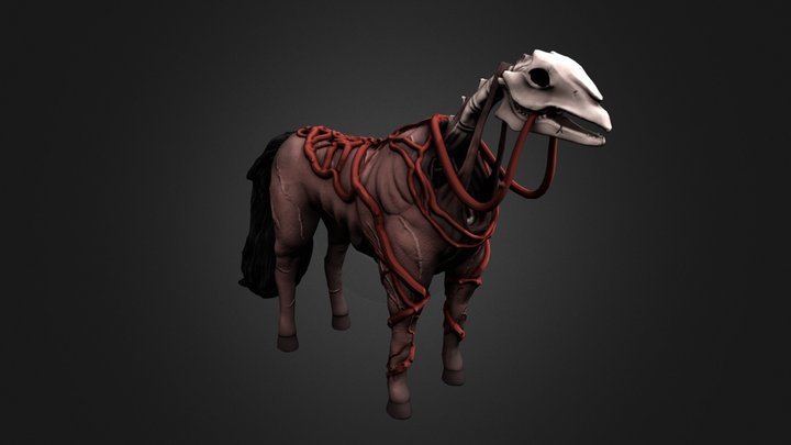 Undead Horse 3D Model