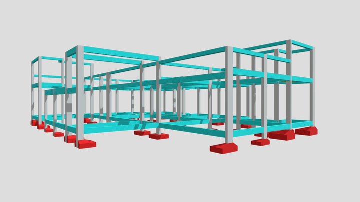 PROJETO ESTRUTURAL RESIDENCIAL -  MARCIO 3D Model