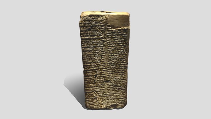 The Sumerian King List 3D Model