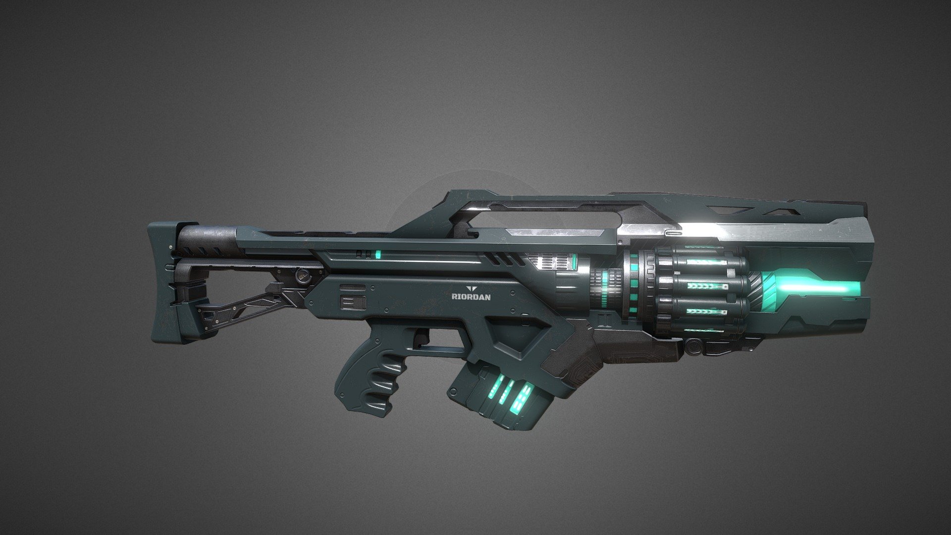 automatic weapons - 3D model by sergeykuchmin [c6272c1] - Sketchfab
