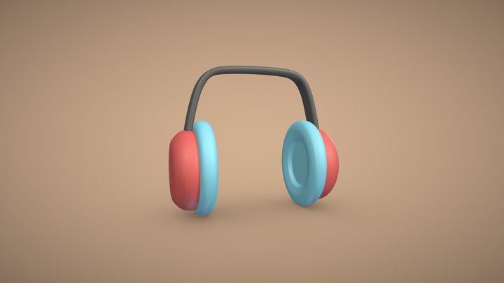 Headphones metallic leather bluetooth 3D models Sketchfab