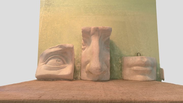 Scan Eye Nose Mouth 3D Model