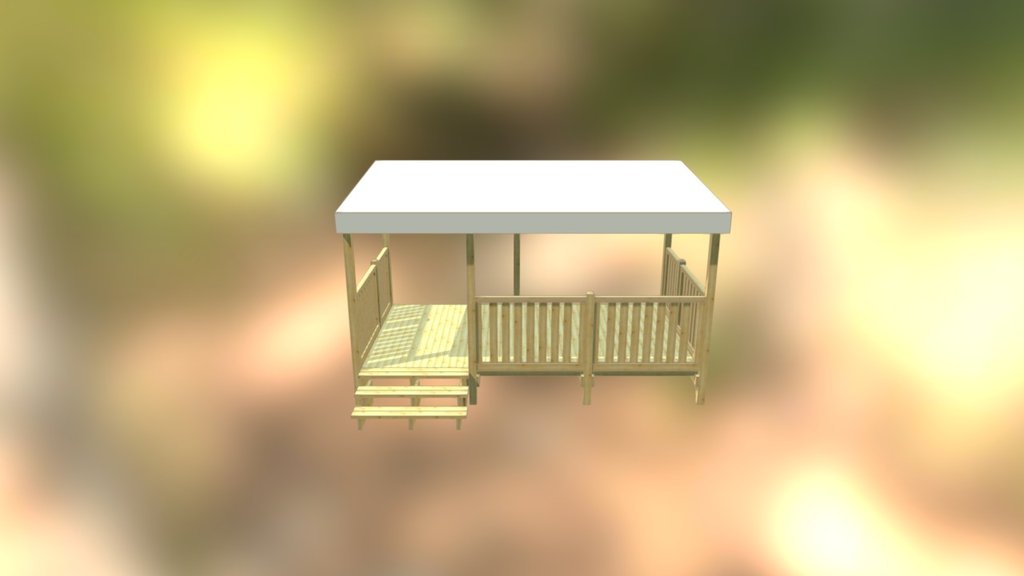 Terrasse couverte 4,50x2,60m