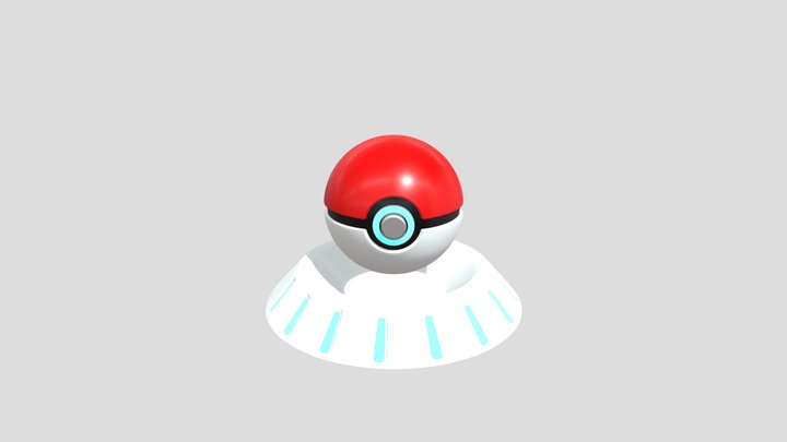 Pokeball 3D Model