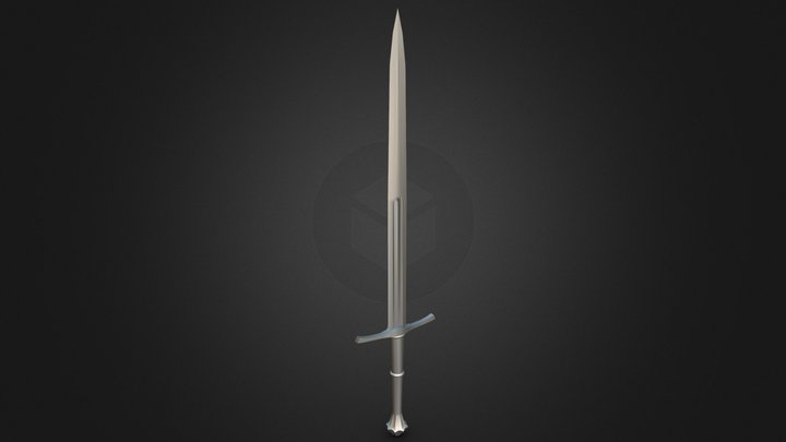 15th Century Long Sword 3D Model