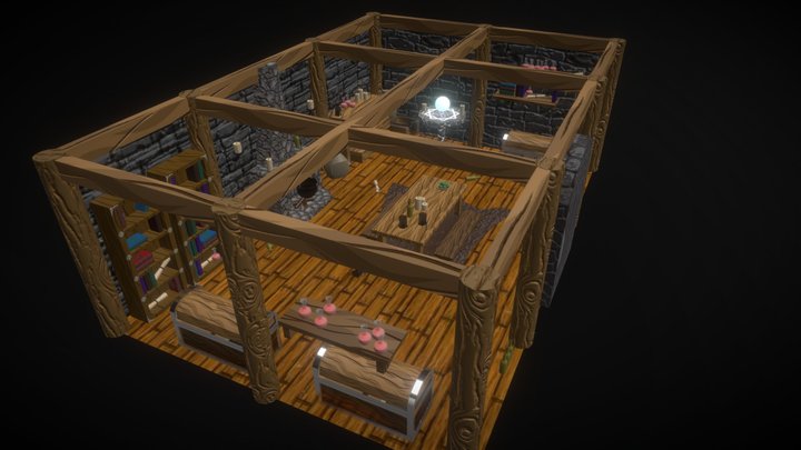 Medieval Room 3D Model