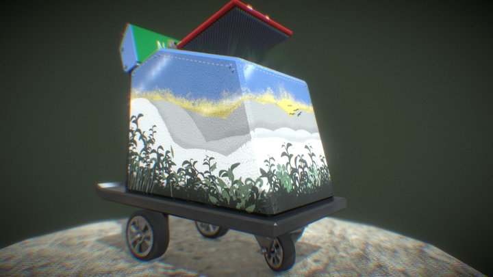 Nature in a cart 3D Model