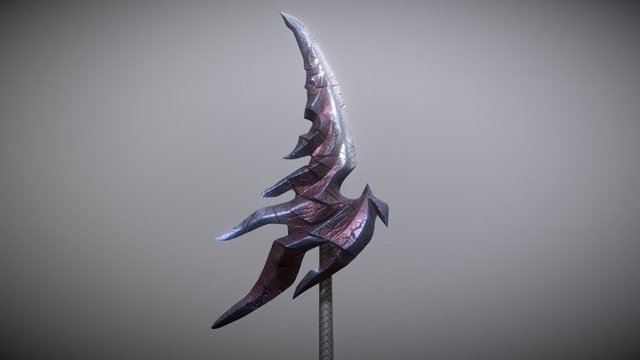 Monster Hunter World Glavenus Longsword (Blade) 3D Model