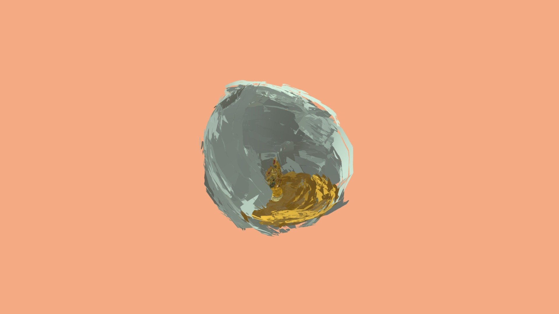 梵高《向日葵》虚拟沉浸仿真绘画