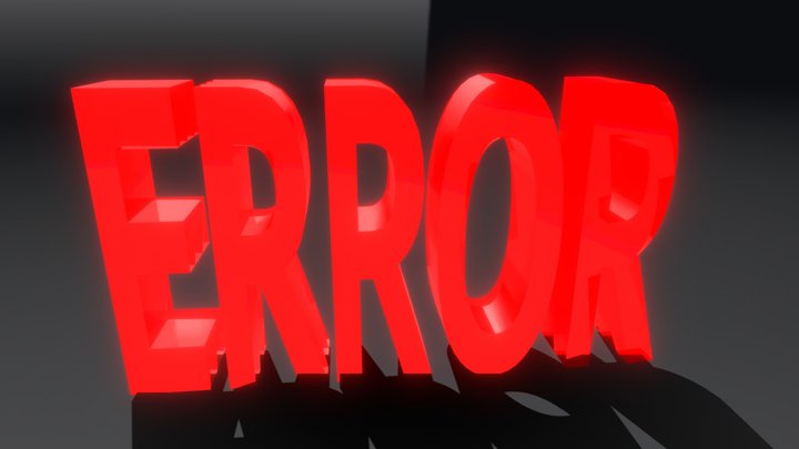 Half-Life 2 error.mdl recreation 3D Model