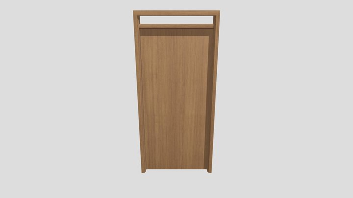 Minimalist House Door 106x14x232 – Modelo 3D gratuito STL