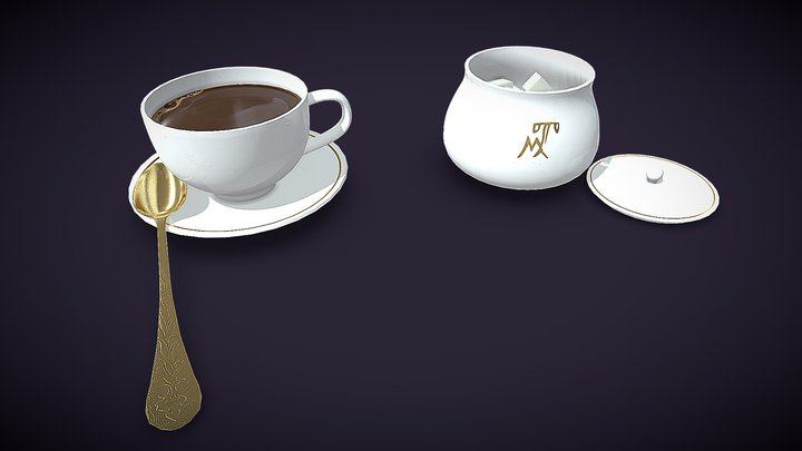 A soviet cup of coffee. – Modello 3D gratuito STL