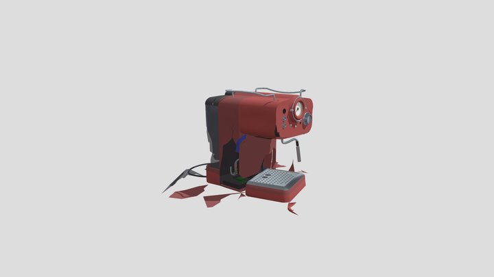 Кофемашина " уничтоженная " 3D Model