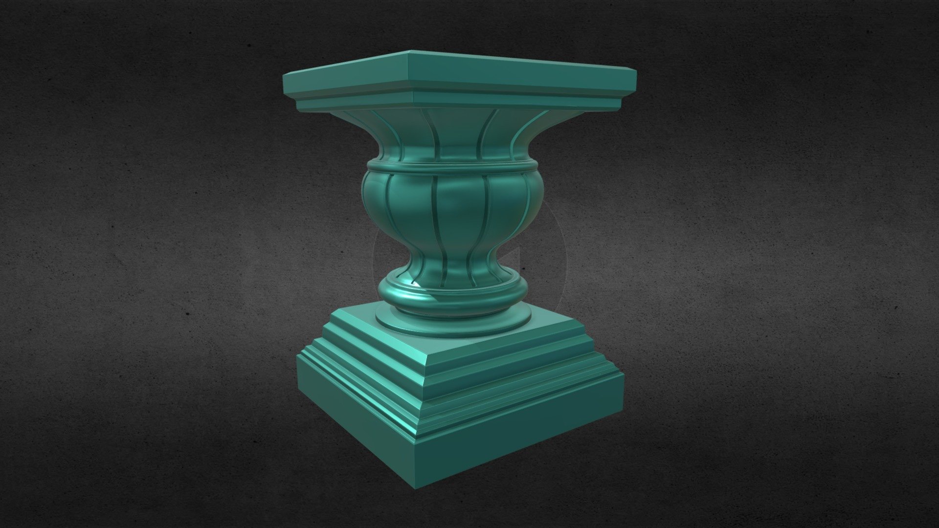 3D Decorative Support STL File to Print - 3D model by Print3dburton ...