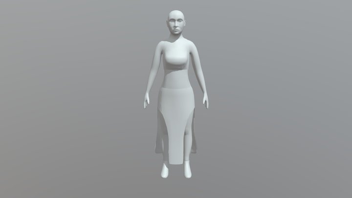 Original Character Practice 3D Model