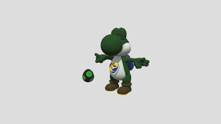 Mighty Yoshi (Unused Character) Prototype DLC