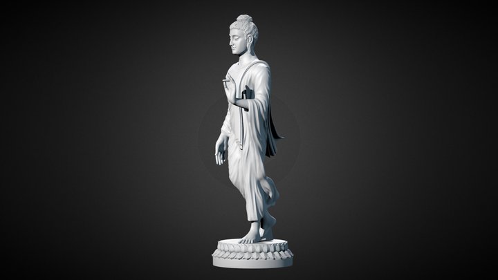 Kantara Buddha 3D Model