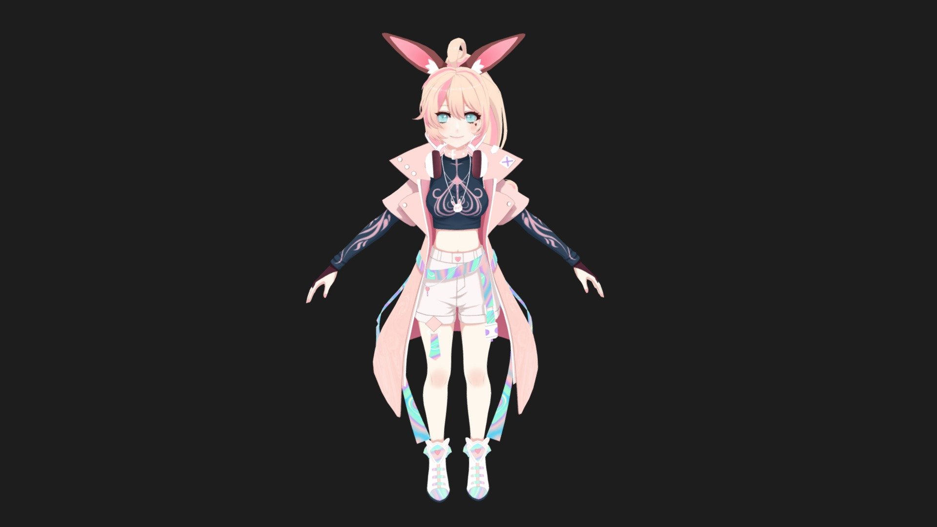 Anime Character For VTubing - 3D Model By Lydiaqx [c62ef65] - Sketchfab