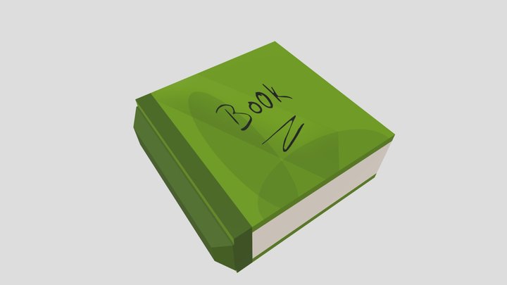 Book 3D Model