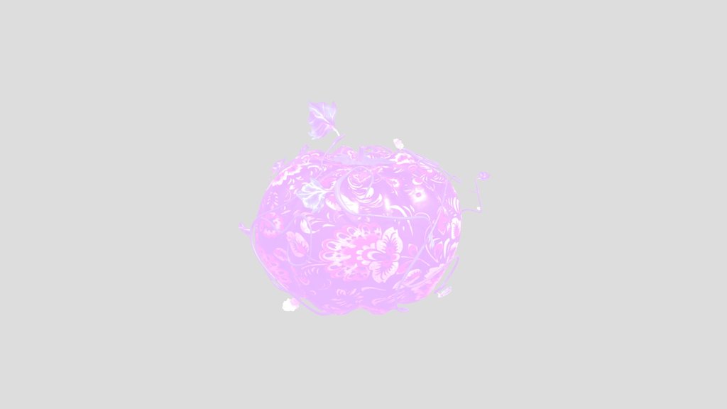 Pumpkin Floral Pattern Halloween