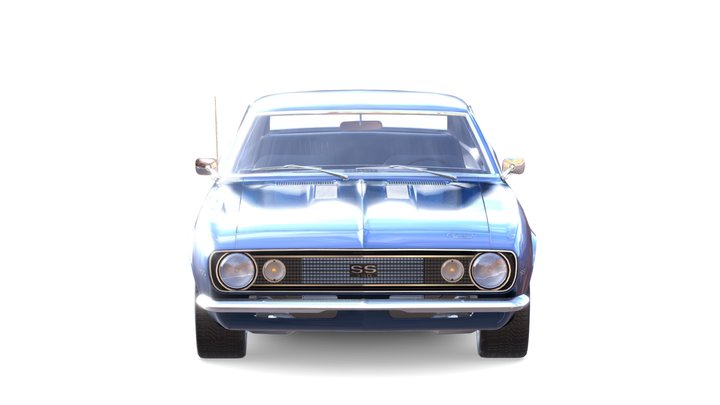 1967 Chevrolet Camaro SS 350 3D Model