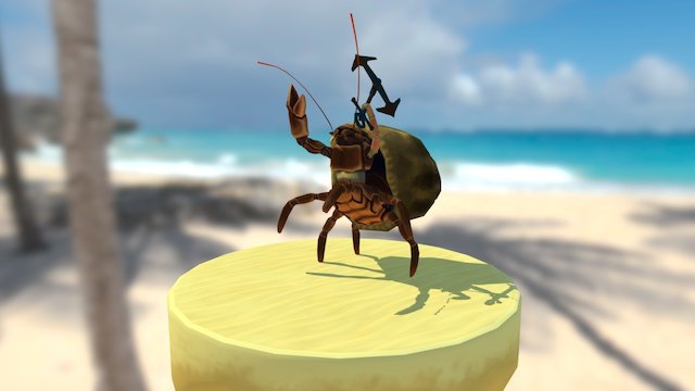 Crab - attack 3D Model