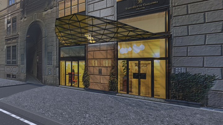 Hotel Entrance Cover 3D Model