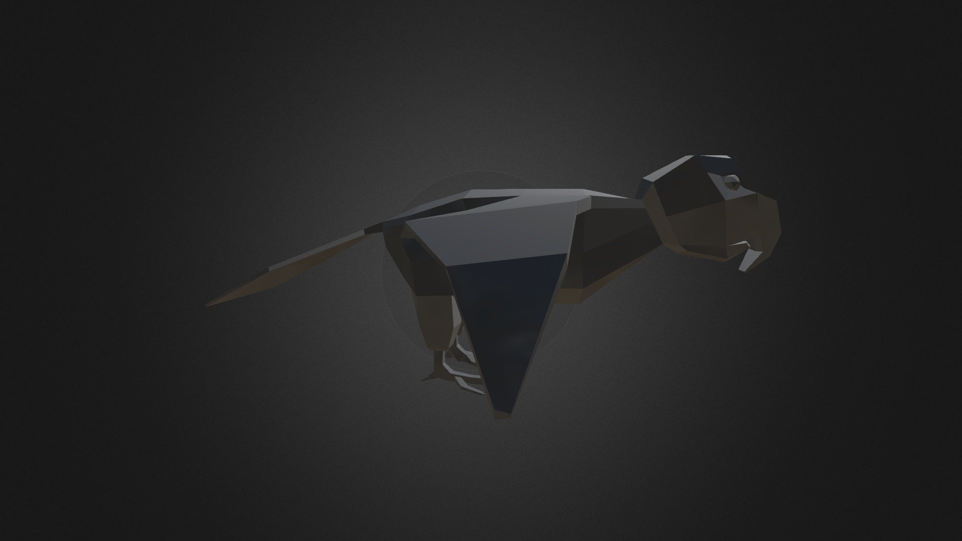 Parrot - low poly - wip1