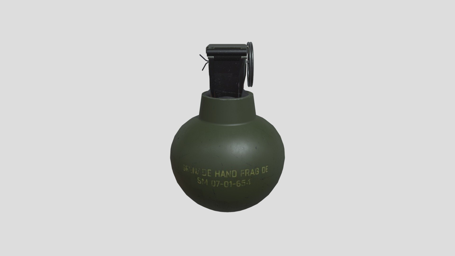 M67 Frag Grenade 3d Model By Rahul Verma Rahulverma19101998 C6351b7 Sketchfab 3264