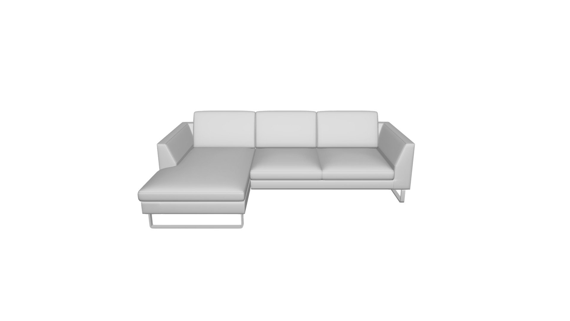 TOKYO corner Sofa blackandwhite. DGHOME 3D model by dghome.ru