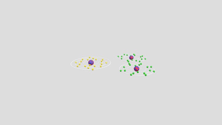 Ca Cl212 3D Model