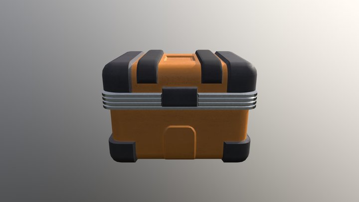 Crate 3D Model