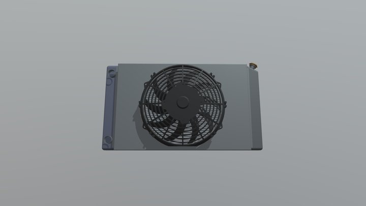 Dual-flow Radiator 3D Model