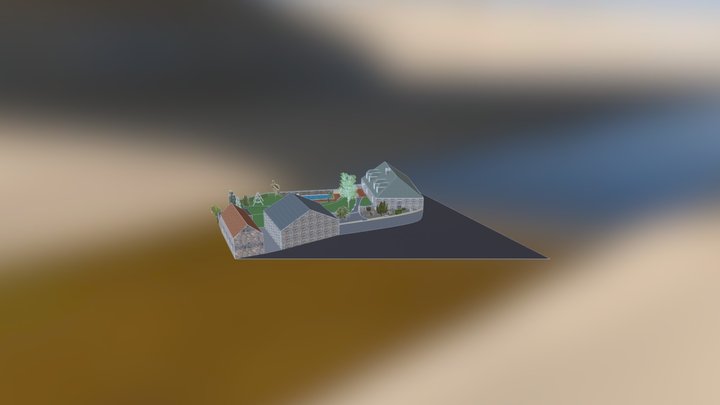 piscine essai 3D Model