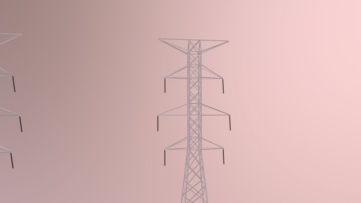 TVA Pylons for Tennessee 3D Model