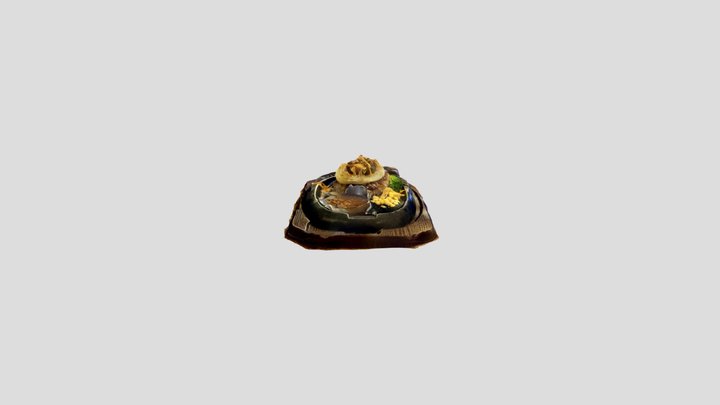 “めっちゃ”オニオン尽くしハンバーグ（トマト&オニオン） 3D Model