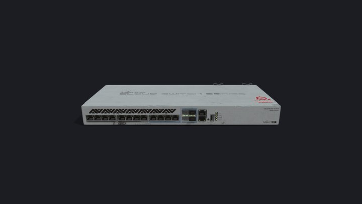 MikroTik CRS312-4C+8XG-RM 3D Model