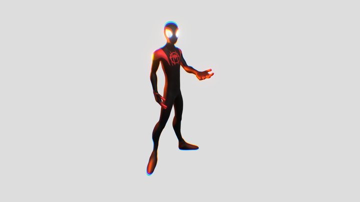Spiderman Miles Morales 3D Model